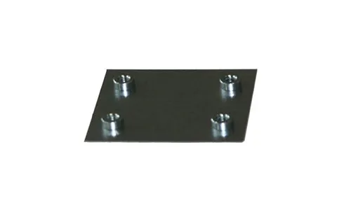 Connector for cable ducts - suitable for mounting on one side at 180°, cross-section 200 x 100 mm